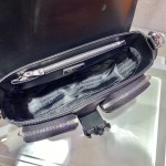 Prada 1BD295 Shiny Leather Shoulder Bag